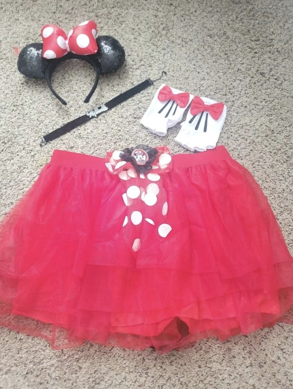 Handmade Minnie Mouse Halloween Costume For Sale